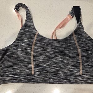 Forever 21 Black and Pink Sports Bra